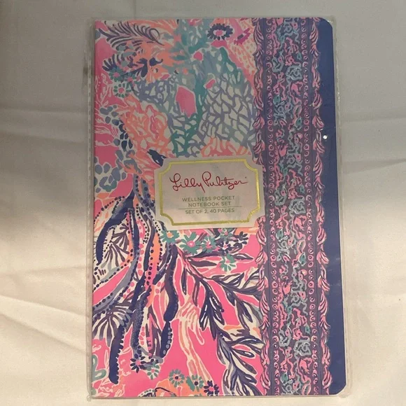 Lilly Pulitzer Wellness Notebook Set NWT - Picture 4 of 5